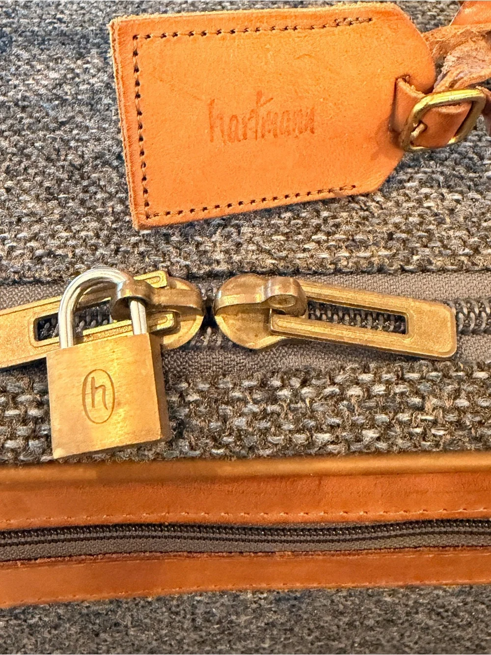 Hartmann Luggage Luxury Vintage Antique Tweed Collection 26